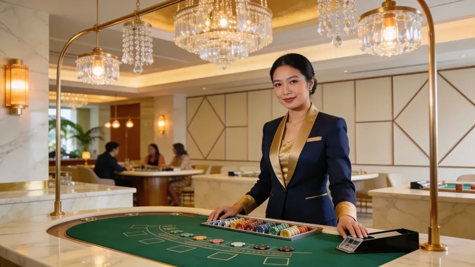Baccarat Banque table page